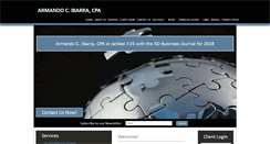 Desktop Screenshot of ibarracpa.com